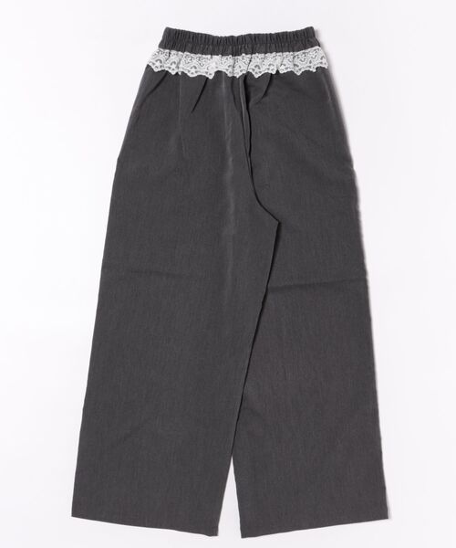 STYLEBLOCK（スタイルブロック）の「ツイルウエストレースパンツ（その他パンツ・レディース・ブラウン/ブラック/チャコールグレー・M）」の4枚目の写真
