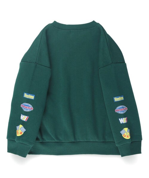 DRC branshes（ディーアールシーブランシェス）の「【DRC/裏起毛】アソートグラフィックトレーナー（スウェット・キッズ・ブラック/その他4/ダークグリーン/ブルー/ライム/ホワイト/杢グレー/フューシャピンク/その他5/その他2/その他1/その他3・150/140/160/110/100/120/130）」の19枚目の写真