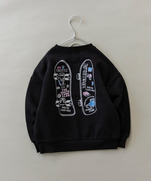 DRC branshes（ディーアールシーブランシェス）の「【DRC/裏起毛】アソートグラフィックトレーナー（スウェット・キッズ・ブラック/その他4/ダークグリーン/ブルー/ライム/ホワイト/杢グレー/フューシャピンク/その他5/その他2/その他1/その他3・150/140/160/110/100/120/130）」の10枚目の写真