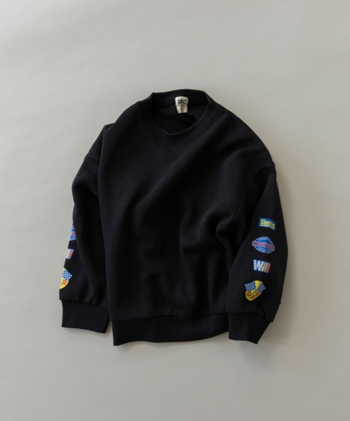 DRC branshes（ディーアールシーブランシェス）の「【DRC/裏起毛】アソートグラフィックトレーナー（スウェット・キッズ・ブラック/その他4/ダークグリーン/ブルー/ライム/ホワイト/杢グレー/フューシャピンク/その他5/その他2/その他1/その他3・150/140/160/110/100/120/130）」の11枚目の写真