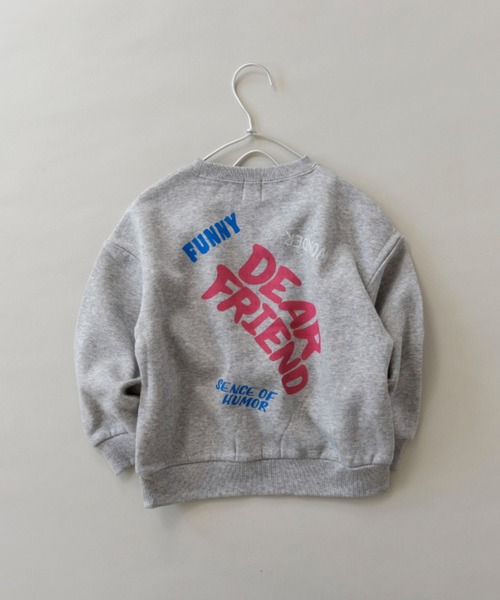 DRC branshes（ディーアールシーブランシェス）の「【DRC/裏起毛】アソートグラフィックトレーナー（スウェット・キッズ・ブラック/その他4/ダークグリーン/ブルー/ライム/ホワイト/杢グレー/フューシャピンク/その他5/その他2/その他1/その他3・150/140/160/110/100/120/130）」の3枚目の写真