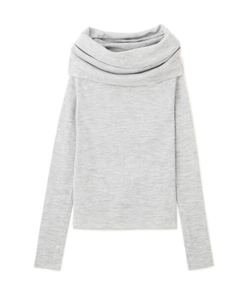 FREE'S MART（フリーズマート）の「◆【RIO企画】袖口ボタンオフショルニット〈MFM〉（ニット/セーター・レディース・グレー/ホワイト/ピンク/ネイビー・FREE）」の19枚目の写真