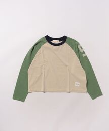 aimoha（アイモハ）の「【aimoha-KIDS-】バイカラー ラグランロンT（Tシャツ/カットソー・キッズ）」