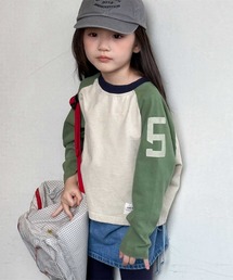 aimoha | 【aimoha-KIDS-】バイカラー ラグランロンT(Tシャツ/カットソー)