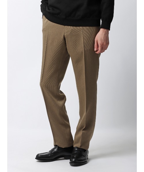 SUIT SQUARE(スーツスクエア)の「最高パンツ テーパードパンツ ウォッシャブル NONIRON ストレッチ ポリエステル(スラックス・メンズ・ベージュ系/ブラウン系/ネイビー系・M/L/SS/3L/LL/S)」の1枚目の写真