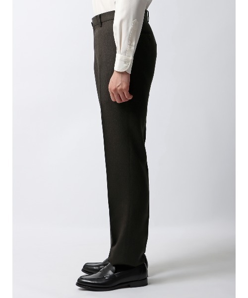 SUIT SQUARE(スーツスクエア)の「最高パンツ テーパードパンツ ウォッシャブル NONIRON ストレッチ ポリエステル(スラックス・メンズ・ベージュ系/ブラウン系/ネイビー系・M/L/SS/3L/LL/S)」の8枚目の写真