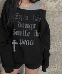 【FANCY CLUB】ROSARY NOIRER SWEATSHIRT / 【ファンシークラブ】ロザリーノイアースウェット長袖Tシャツ