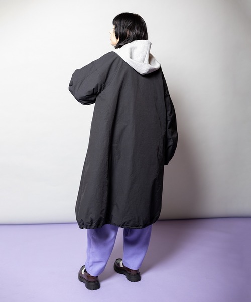 OSMOSIS（オズモーシス）の「フーデッドバルーンコート（その他アウター・レディース・ベージュ/ライトカーキ/ブラック・ONE SIZE）」の15枚目の写真