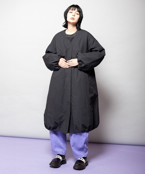 OSMOSIS（オズモーシス）の「フーデッドバルーンコート（その他アウター・レディース・ベージュ/ライトカーキ/ブラック・ONE SIZE）」の18枚目の写真