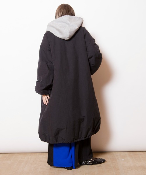 OSMOSIS（オズモーシス）の「フーデッドバルーンコート（その他アウター・レディース・ベージュ/ライトカーキ/ブラック・ONE SIZE）」の13枚目の写真