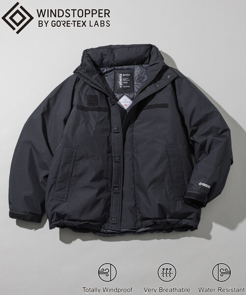セール】+phenix/プラスフェニックス 別注 GORE-TEX WINDSTOPPER DOWN