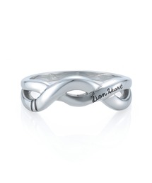 LION HEART（ライオンハート）の「【直営店舗限定】“LH-1”アイコニックロゴレイヤードリング/サージカルステンレス（金属アレルギー対応）【LION HEART / ライオンハート】（リング）」