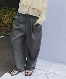 ローライズスラックスパンツ