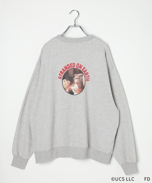 LEPSIM（レプシィム）の「【CINEMA／シネマ】E.T.スウェット　599513（スウェット・レディース・レッド/グレー・FREE）」の3枚目の写真