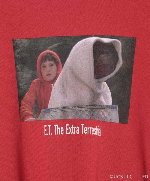 LEPSIM（レプシィム）の「【CINEMA／シネマ】E.T.スウェット　599513（スウェット・レディース・レッド/グレー・FREE）」の10枚目の写真