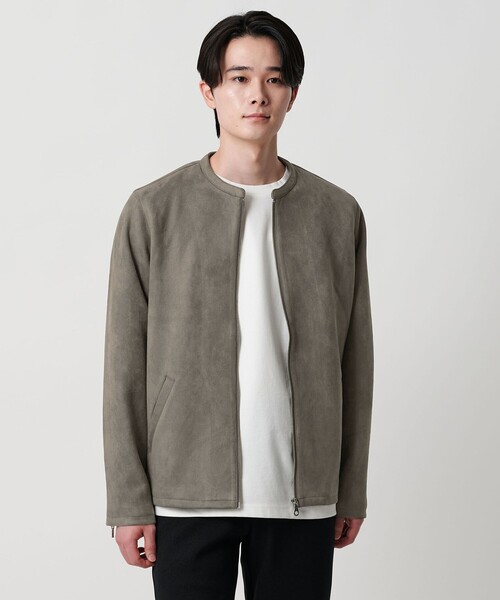 セール】スエードライク ライダース ジャケット＜A DAY IN THE LIFE