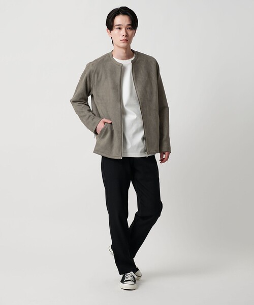 セール】スエードライク ライダース ジャケット＜A DAY IN THE LIFE