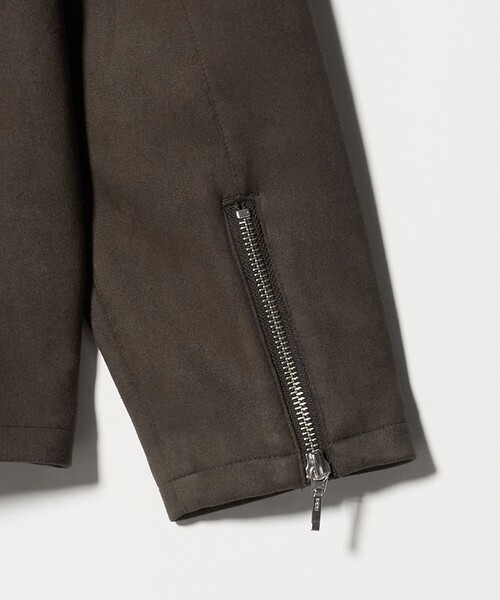 A DAY IN THE LIFE UNITED ARROWS（アデイインザライフユナイテッドアローズ）の「スエードライク ライダース ジャケット＜A DAY IN THE LIFE＞（ライダースジャケット・メンズ・ネイビー/グレー系/ダークブラウン・S/XL/L/M）」の15枚目の写真