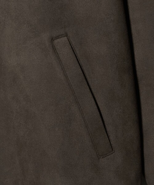 A DAY IN THE LIFE UNITED ARROWS（アデイインザライフユナイテッドアローズ）の「スエードライク ライダース ジャケット＜A DAY IN THE LIFE＞（ライダースジャケット・メンズ・ネイビー/グレー系/ダークブラウン・S/XL/L/M）」の16枚目の写真