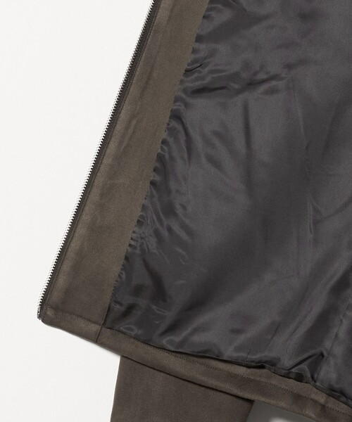 A DAY IN THE LIFE UNITED ARROWS（アデイインザライフユナイテッドアローズ）の「スエードライク ライダース ジャケット＜A DAY IN THE LIFE＞（ライダースジャケット・メンズ・ネイビー/グレー系/ダークブラウン・S/XL/L/M）」の17枚目の写真