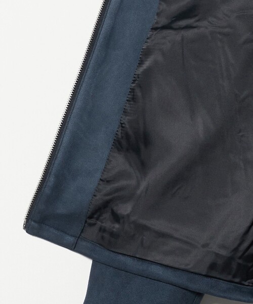 A DAY IN THE LIFE UNITED ARROWS（アデイインザライフユナイテッドアローズ）の「スエードライク ライダース ジャケット＜A DAY IN THE LIFE＞（ライダースジャケット・メンズ・ネイビー/グレー系/ダークブラウン・S/XL/L/M）」の22枚目の写真