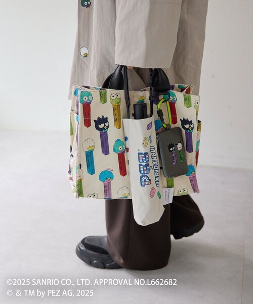 はぴだんぶい×PEZ(ペッツ)×ear】晴雨兼用折りたたみ傘/日傘