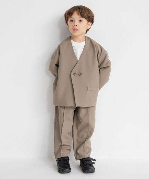 セール】【WEB限定/DRC/フォーマル】ノーカラージャケット＋テーパード