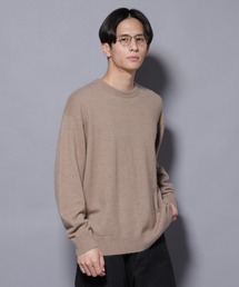 NANO universe | アンゴラ混ライトクルーネックニット(ニット/セーター)