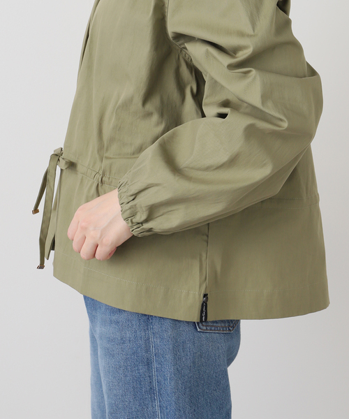 SLOBE IENA（スローブイエナ）の「ONE TEASPOON/ワンティースプーン シャツジャケット TIE WAIST COTTON SHI（ブルゾン・レディース・カーキ・FREE）」の16枚目の写真