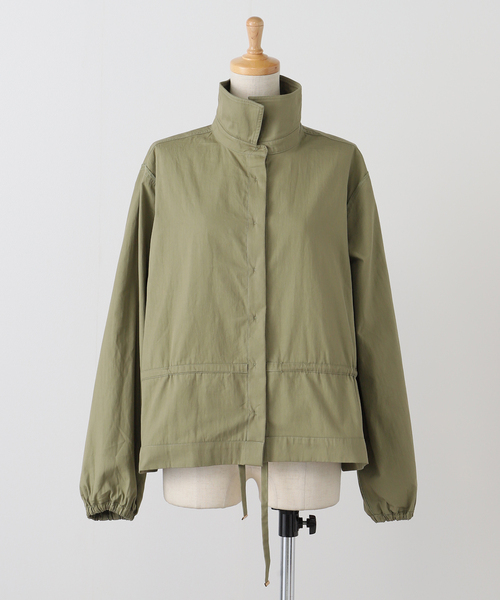 SLOBE IENA（スローブイエナ）の「ONE TEASPOON/ワンティースプーン シャツジャケット TIE WAIST COTTON SHI（ブルゾン・レディース・カーキ・FREE）」の18枚目の写真