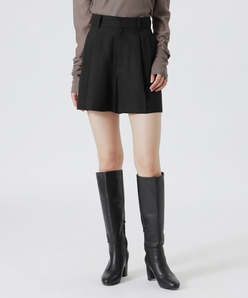 LOVELESS（ラブレス）の「タックショートパンツ（その他パンツ・レディース・ブラック/ブラウン系その他3・34/36）」の10枚目の写真