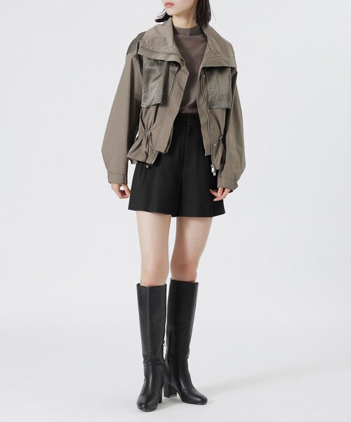 LOVELESS（ラブレス）の「タックショートパンツ（その他パンツ・レディース・ブラック/ブラウン系その他3・34/36）」の12枚目の写真