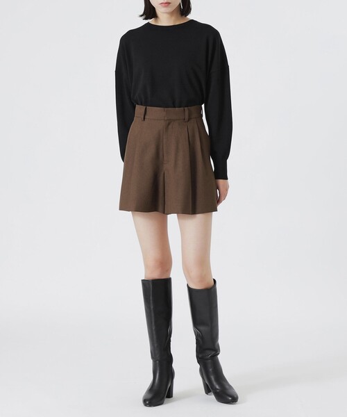 LOVELESS（ラブレス）の「タックショートパンツ（その他パンツ・レディース・ブラック/ブラウン系その他3・34/36）」の13枚目の写真