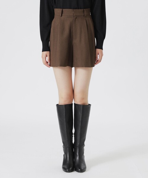 LOVELESS（ラブレス）の「タックショートパンツ（その他パンツ・レディース・ブラック/ブラウン系その他3・34/36）」の16枚目の写真
