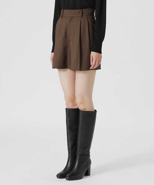 LOVELESS（ラブレス）の「タックショートパンツ（その他パンツ・レディース・ブラック/ブラウン系その他3・34/36）」の17枚目の写真