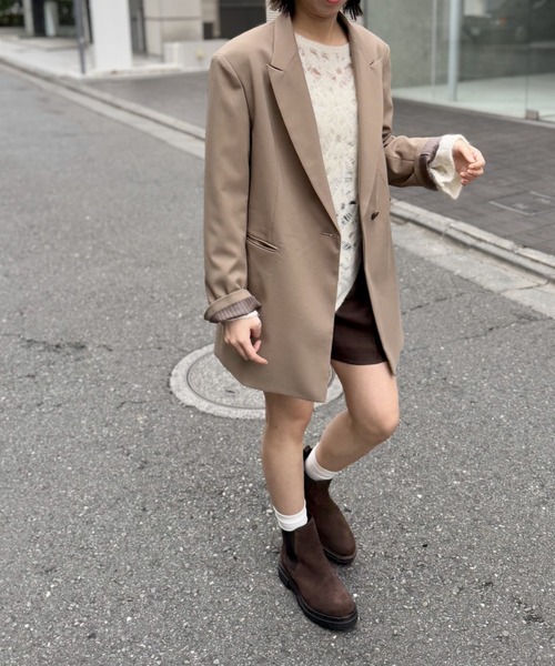 LOVELESS（ラブレス）の「タックショートパンツ（その他パンツ・レディース・ブラック/ブラウン系その他3・34/36）」の9枚目の写真