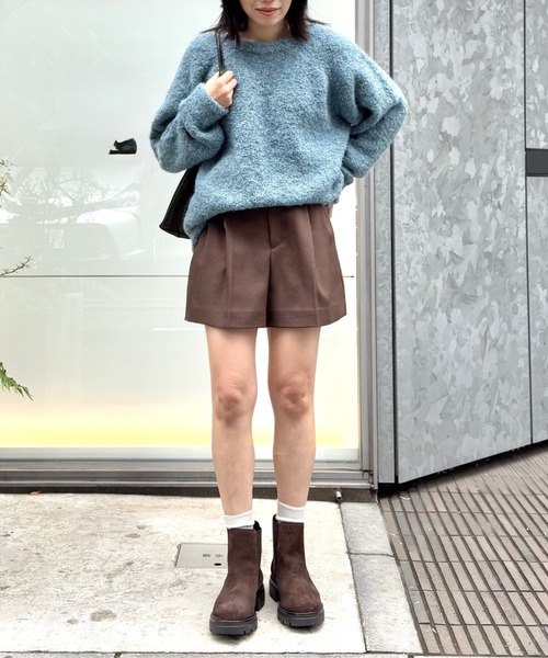 LOVELESS（ラブレス）の「タックショートパンツ（その他パンツ・レディース・ブラック/ブラウン系その他3・34/36）」の8枚目の写真