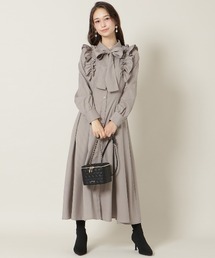 WILLSELECTION | ショルダーフリルリボンタイシャツワンピース(ワンピース)