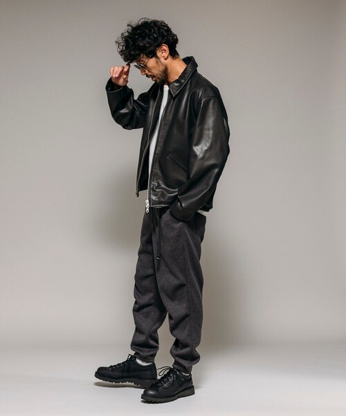 FREAK'S STORE(フリークスストア)の「リラックスフィット ニットフリース イージージョガーパンツ / KNIT FLEECE EASY JOGGER(その他パンツ・メンズ・チャコールグレー/オリーブ/ブラック/グレー・MEDIUM/LARGE)」の10枚目の写真