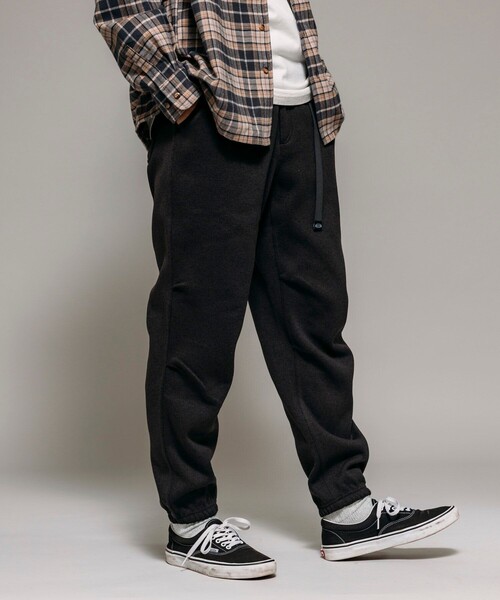 セール】リラックスフィット ニットフリース イージージョガーパンツ