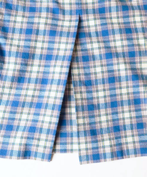 HOLIDAY(ホリデイ)の「CHECK SLIM SKIRT チェックスリムスカート(スカート・レディース・ブルー・ONE SIZE)」の5枚目の写真