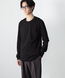 ATTACHMENT（アタッチメント）の「コットン ダブルフェイス スリムフィット L/S TEE / COTTON DOUBLE FACE SLIM FIT L/S TEE（Tシャツ/カットソー）」