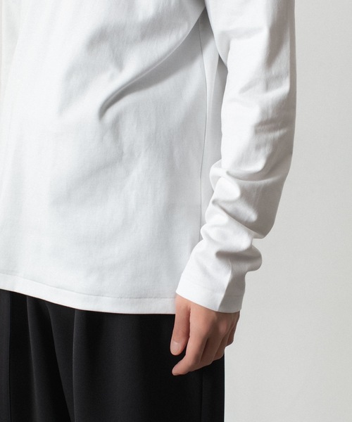 ATTACHMENT（アタッチメント）の「コットン ダブルフェイス スリムフィット L/S TEE / COTTON DOUBLE FACE SLIM FIT L/S TEE（Tシャツ/カットソー・メンズ・ダークベージュ/ダークグレー/ブラウン/ホワイト/ブラック・3/2/1）」の20枚目の写真