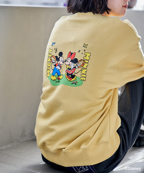 セール】＜新色追加＞【MICKEY MOUSE】レトロ バッグプリント