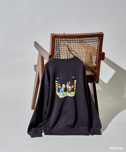 FREAK'S STORE(フリークスストア)の「<新色追加>【MICKEY MOUSE】レトロ バッグプリントスウェット/ ミッキーマウス(スウェット・レディース・ライトグレー/グリーン/チャコール/レモンイエロー・フリ-)」の12枚目の写真
