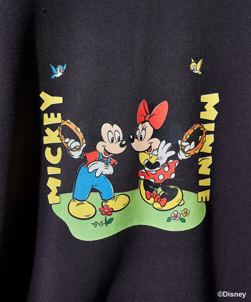 FREAK'S STORE(フリークスストア)の「<新色追加>【MICKEY MOUSE】レトロ バッグプリントスウェット/ ミッキーマウス(スウェット・レディース・ライトグレー/グリーン/チャコール/レモンイエロー・フリ-)」の14枚目の写真