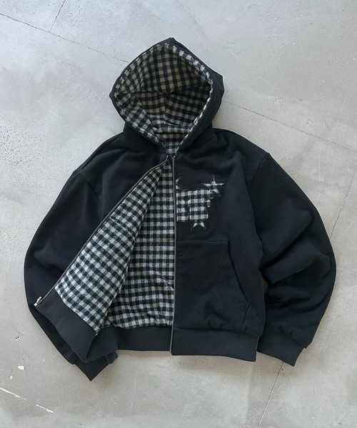 ASSORTED REVERSIBLE ZIP PARKA BLOUSON／アソートリバーシブルジップ