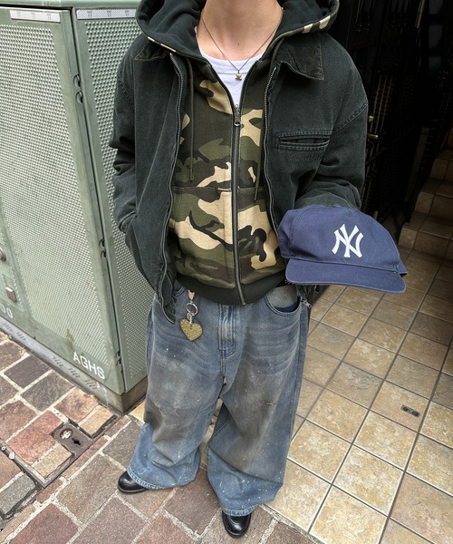 kutir(クティール)の「ASSORTED REVERSIBLE ZIP PARKA BLOUSON/アソートリバーシブルジップパーカーブルゾン(ブルゾン・メンズ・ブラック系/チャコールグレー/カーキ・MEDIUM/LARGE)」の22枚目の写真