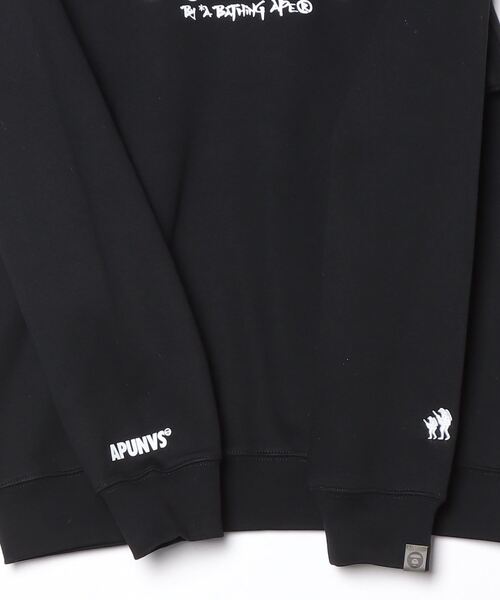 AAPE BY A BATHING APE（エーエイプバイアベイシングエイプ）の「AAPER JAPANESE MOTIF CREW NECK SWEAT（スウェット・メンズ・ブラック・LARGE/MEDIUM/X-LARGE/SMALL/XX-LARGE）」の6枚目の写真