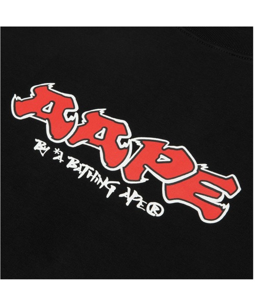 AAPE BY A BATHING APE（エーエイプバイアベイシングエイプ）の「AAPER JAPANESE MOTIF CREW NECK SWEAT（スウェット・メンズ・ブラック・LARGE/MEDIUM/X-LARGE/SMALL/XX-LARGE）」の3枚目の写真